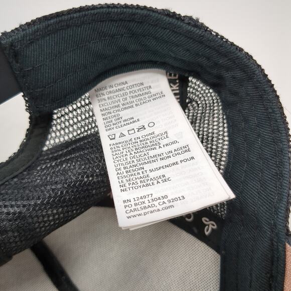 pRana Snapback Trucker Hat Multicolor One Size Adjustable Mesh Back Cotton - Picture 9 of 9